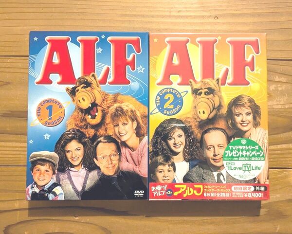 ALF アルフ☆コレクターズ・ボックス DVD シーズン1・2☆初回限定外箱