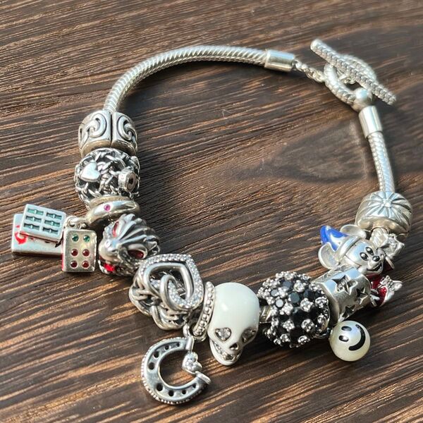 PANDORA パンドラ ブレスレット チャーム silver ディズニー