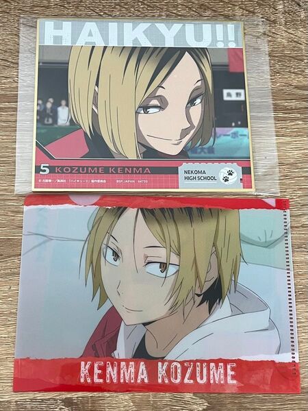 一番くじ 劇場版ハイキュー!! ゴミ捨て場の決戦2 F賞色紙 ミニクリアファイル 孤爪研磨