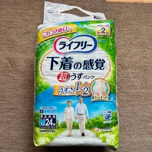 ユニチャーム ライフリー 下着の感覚 超うす型パンツ Mサイズ 300ml 24枚 3セット
