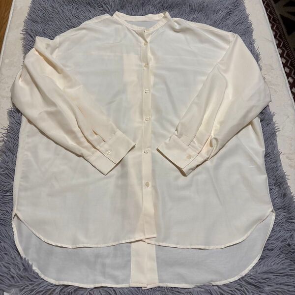 ☆美品☆ GU ボタンアップ シャツ L 長袖シャツ