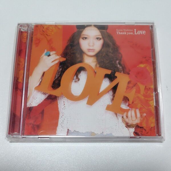 西野カナ Thank you,Love/DVD付 初回限定版 ☆クリアケース付き☆