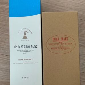 余市蒸溜所限定ウイスキー+ニッカフロンティアセット 1本,ニッカウイスキー ピュアモルト ブラック、レッド 1本セット