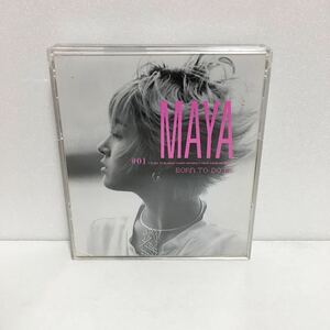中古CD★MAYA / #1-maya-FIRST ALBUM BORN TO DO IT Good Day and Good Bye★ポスター付　韓国盤 送料188円