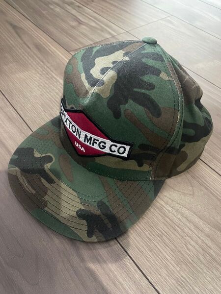BRIXTON 迷彩キャップ ニューエラ
