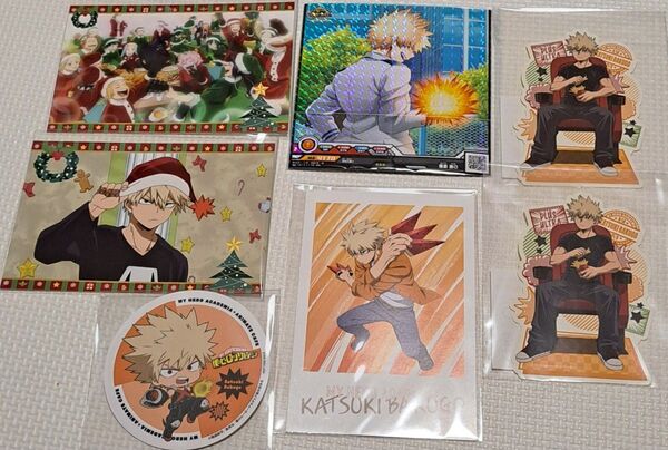 僕のヒーローアカデミア 爆豪勝己ヒロバト 劇場版 ダイカットステッカー ブロマイド 特典 A