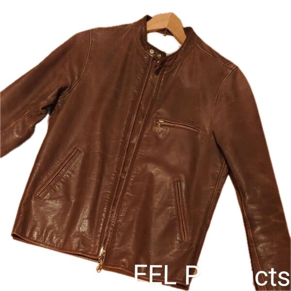 EEL Products Eazy Early Life イールプロダクツ ライダーズ ジャケット M 本革
