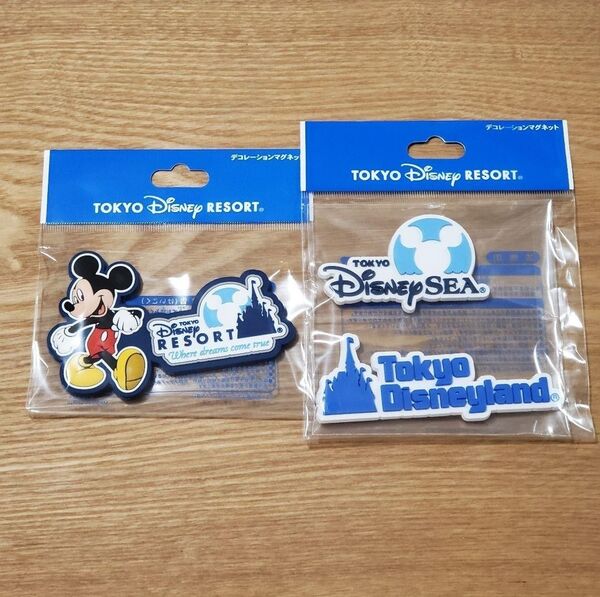 新品デコレーションマグネット ディズニーリゾートロゴセット