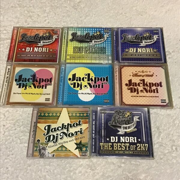 DJ NORI / Jackpot CD まとめ売り 8枚セット