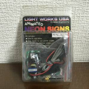 ストラクチャー ディテールアップ パーツ　Micro Structures製　”Light Work USA"　Animated Neon Sign #67822-R NO215055