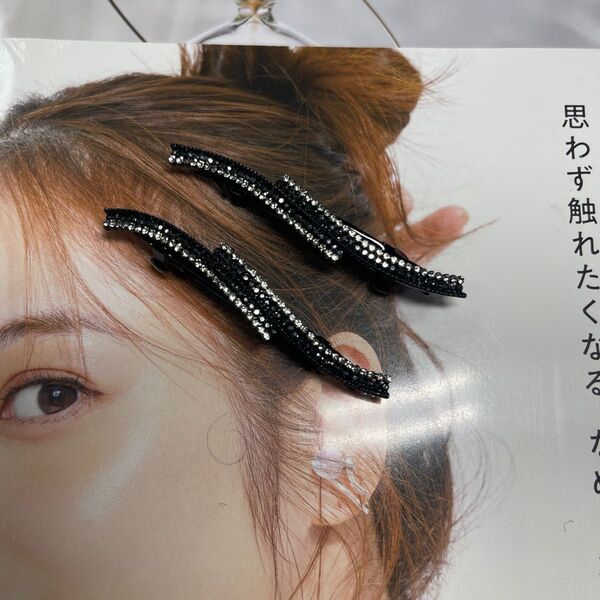 ヘアクリップ 前髪留め ヘアアクセサリー