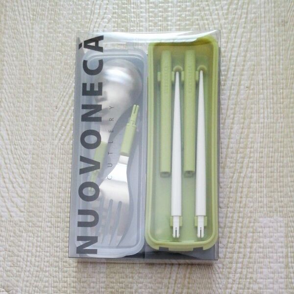 NUOVONECA CUTLERY ヌーバカトラリー 箸 スプーン フォーク ランチ お弁当 コンパクト タケヤ化学工業 組み立て