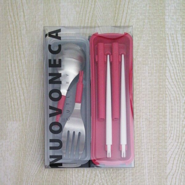 NUOVONECA CUTLERY ヌーバカトラリー 箸 スプーン フォーク ランチ お弁当 コンパクト タケヤ化学工業 組み立て