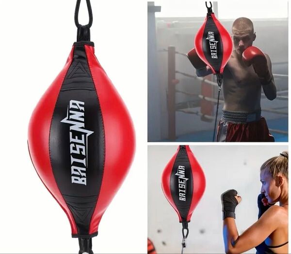PUレザースピードボール、ハンギングボクシングトレーニングリアクションボール