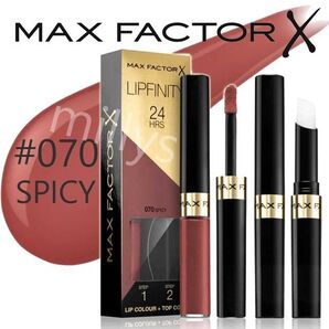 【新品】マックスファクター●リップフィニティ #070 Spicy