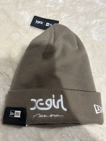 x-girl NEW ERA ニット帽