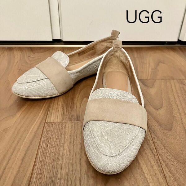 UGG アグ「Jonette Snake ジョネットスネーク」 ベージュ22cm