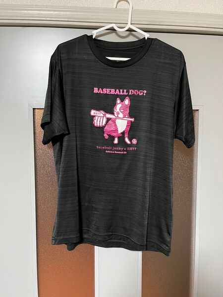 ベースボールジャンキー Tシャツ 黒 サイズO