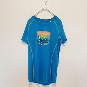 CASCADE LAKES Relay Tシャツ 青