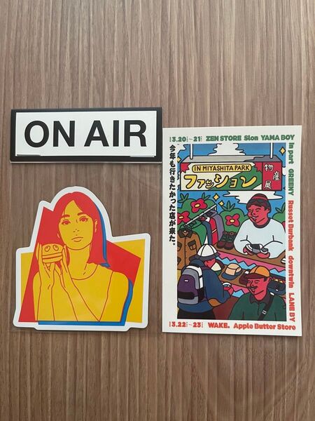 ONAIR Russet Burbank KYNE POPUP 限定 マグネット ステッカー