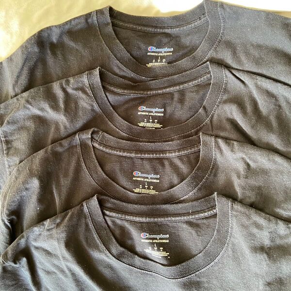 4枚セット Champion チャンピオン 半袖Tシャツ L Black