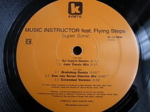 12'' MUSIC INSTRUCTOR feat. Flying Steps / Super Sonic_画像1