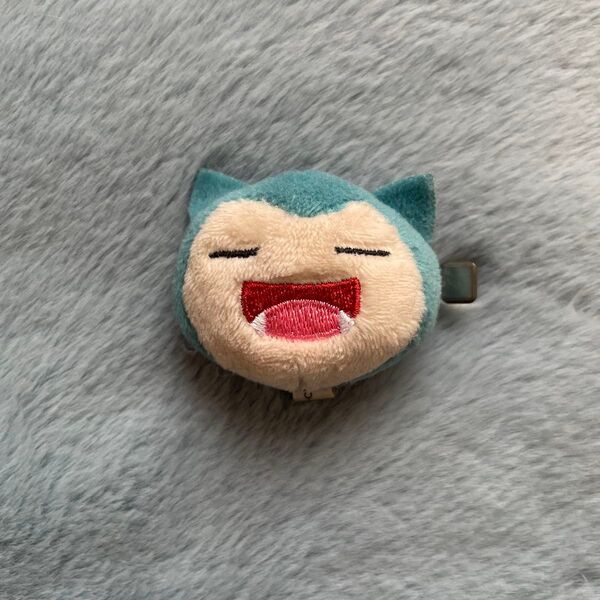 カビゴン ヘアクリップ ヘアピン ぬいぐるみ グッズ ポケットモンスター