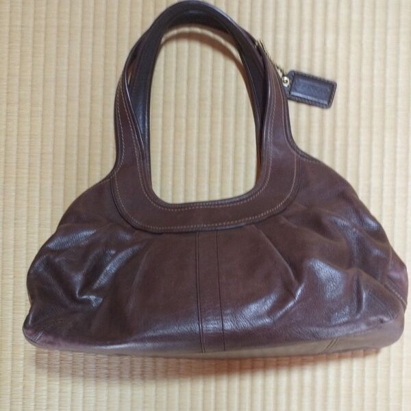 COACH レザー ハンドバッグ がま口