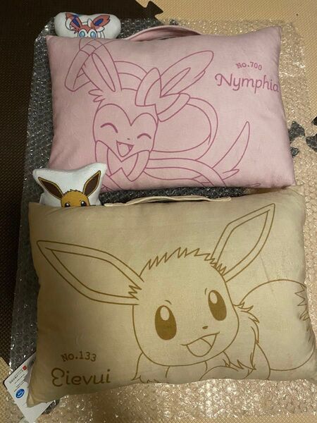 マスコット付き枕 ポケモン ポケットモンスター イーブイ ニンフィア