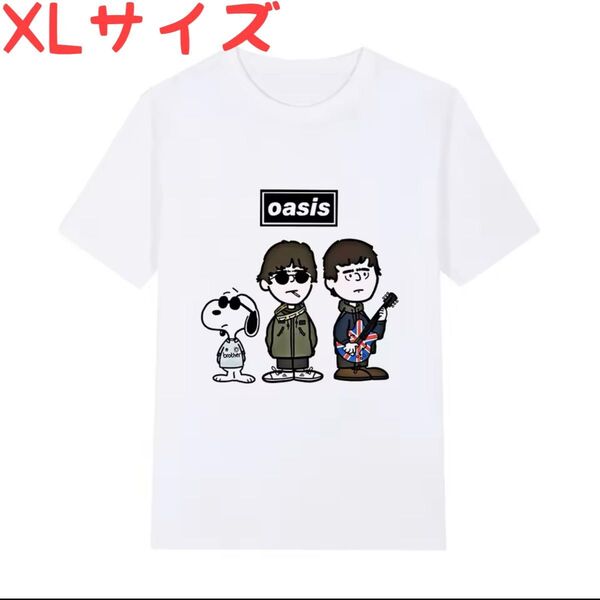 【新品】XLサイズ オアシス oasis Tシャツ バンドT