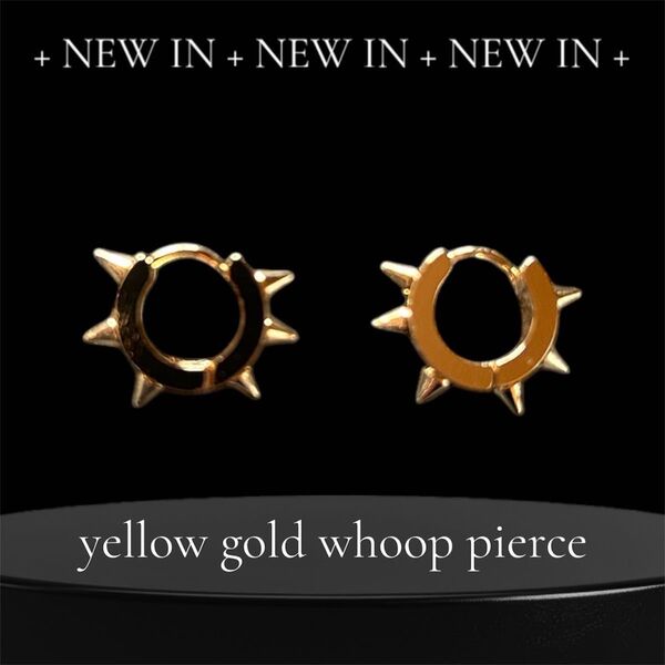 韓国スタイル ピアス アクセサリー ゴールド フープピアス 両耳用 パンク ノンアレルギー ステンレス