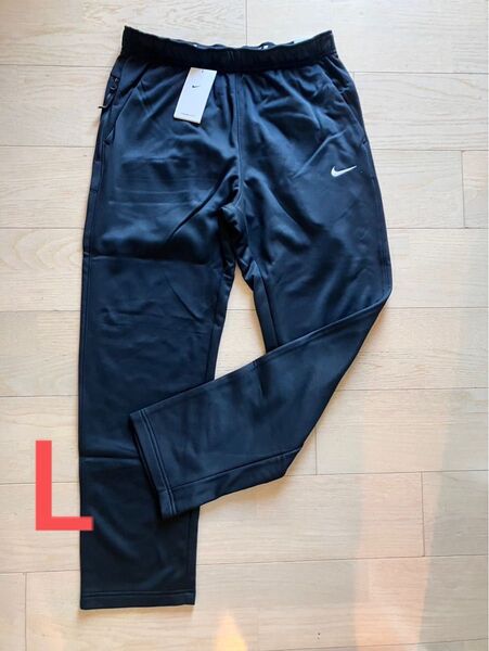 ナイキ NIKE THERMA レギュラーパンツ 黒 新品 L 定価9,020円 エクササイズ ランニング
