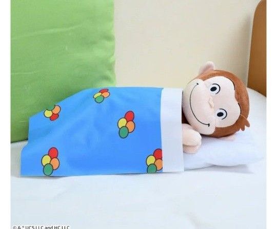 新品 おさるのジョージ LLぬいぐるみSleep