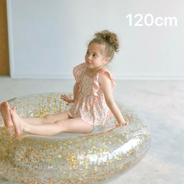 新品 ユナイテッドアローズ グリーンレーベルリラクシング 水着 120cm 花柄 タンキニ プティマイン BEAMS ZARA