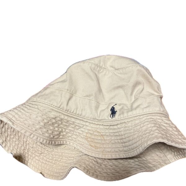 POLO RALPH LAUREN ポロ ラルフローレン バケット ハット バケハ ベージュ フリー