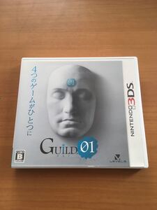 3DS ギルド01 箱付 説明書付 ソフト付 動作確認済 GUILD01 任天堂