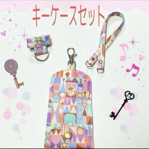 合皮 キーケース3点セット