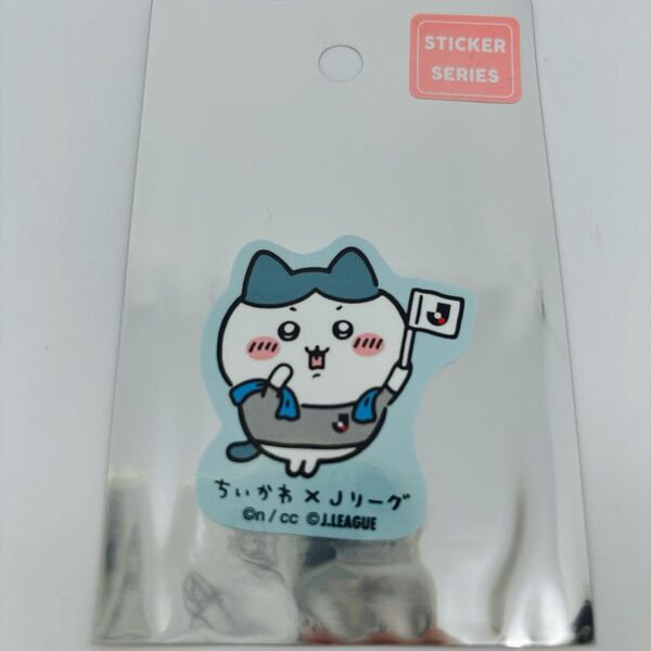 新品 ちいかわ×Jリーグ スマホに貼れるサイズのステッカー ハチワレ コラボ