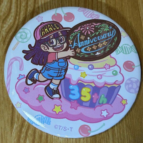 Dr.スランプ アラレちゃん スイーツ 缶バッジ 35周年 エンスカイ 缶バッジ バッジ