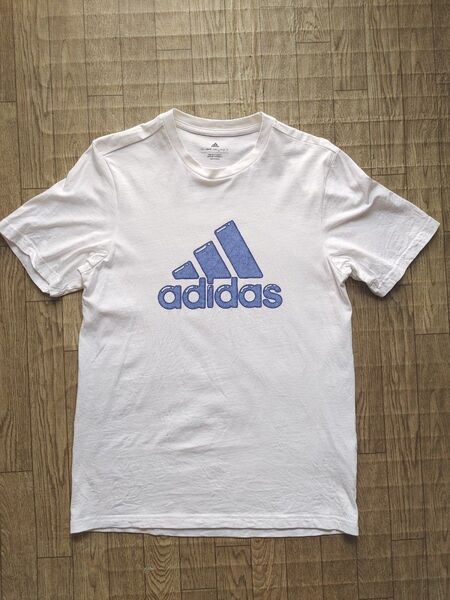 adidas 白 半袖Tシャツ