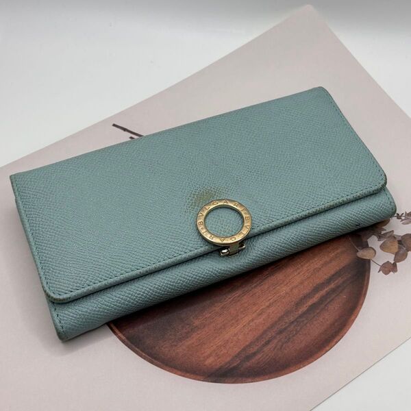 BVLGARI ロゴクリップ 長財布