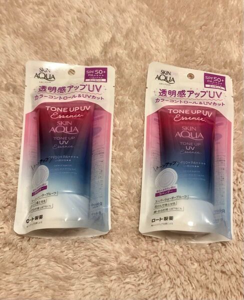 スキンアクア トーンアップUVエッセンスa SPF50+ PA++++ 80g(ラベンダー)