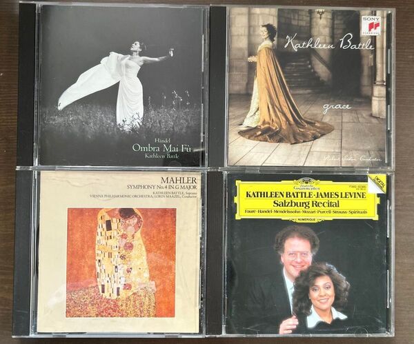 キャスリーン・バトル Salzburg Recital/アヴェ・マリア/マーラー 交響曲第4番 マゼール/オンブラ・マイ・フ