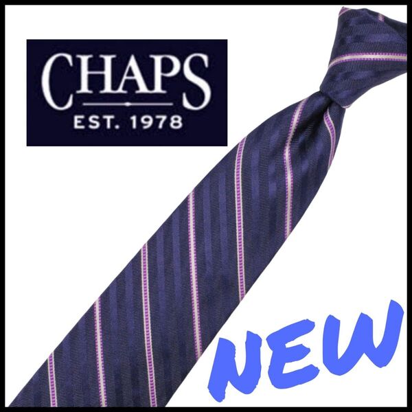 未使用 CHAPS チャップス ストライプ柄 レジメンタル柄