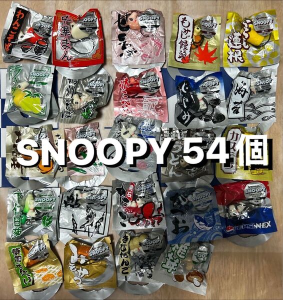 SNOOPYフィギュアストラップ51個 マグネット3個 未開封品 ペプシ C.C.Lemon