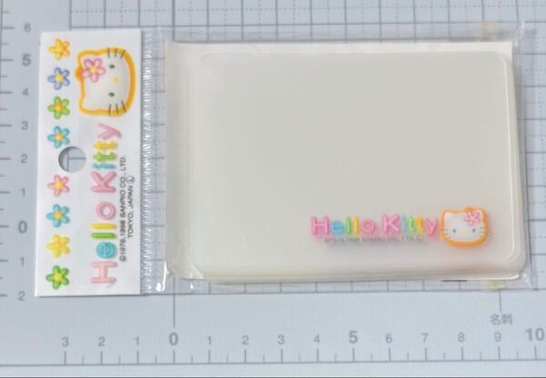 一般カード用 汚れ防止 ハローキティ パウチフィルム MP6090 カードケース サンリオ 平成レトロ お花キティ カオハナ