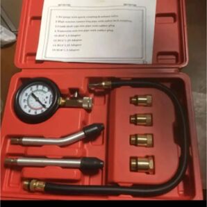 すぐ発送可能、認証工具8pcエンジンコンプレッションテスター測定範囲 最大 20kg/cm2