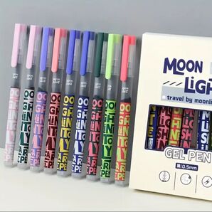 9本セット 速乾性液体インク ローラーボールペン、0.5mm細字