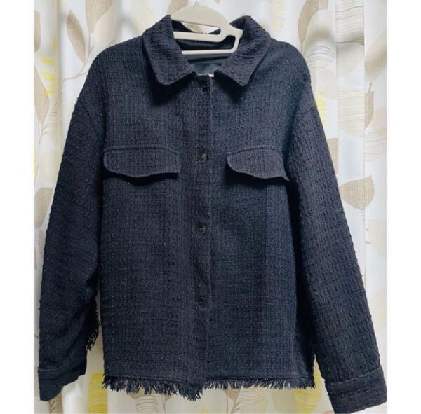 ZARA ジャケット ブラック USA Lサイズ
