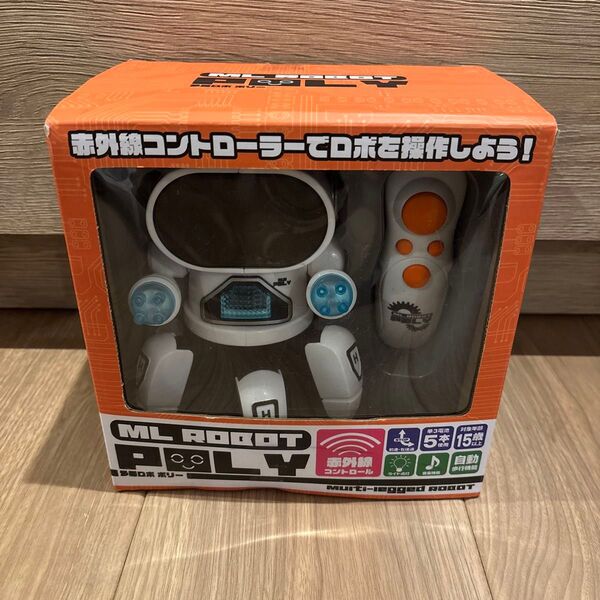 多脚ロボ ポリー 赤外線ローラーでロボを操作しよう 単三電池5本使用